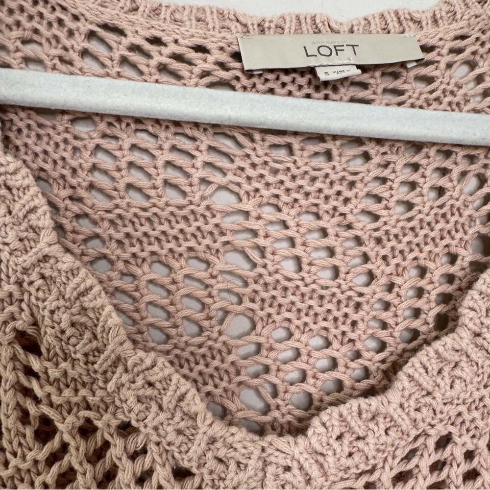 Loft Open Knit Sweater - Picture 4 of 7